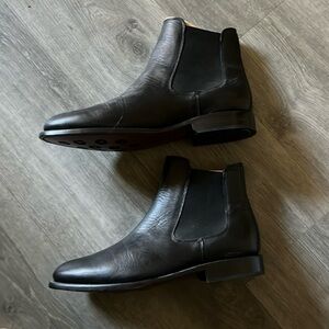Never Worn Black Thursday Boot Cavalier Black Leather Chelsea Boots. Size 10.5.